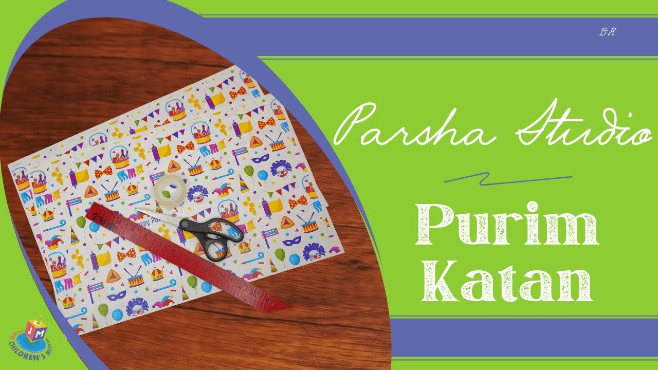 Parsha Studio: Tetzaveh – Origami Gragger (Purim Katan)
