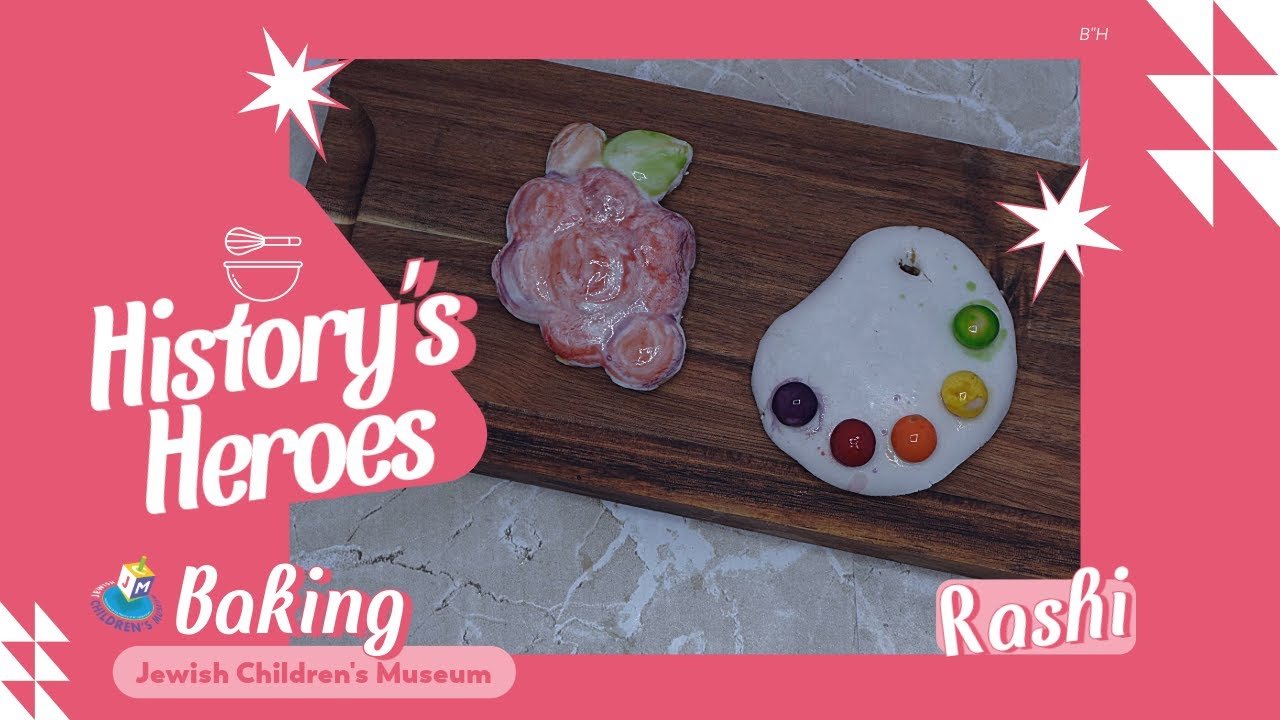 History's Heroes: Rashi – Paint-Your-Own Grape Cookie
