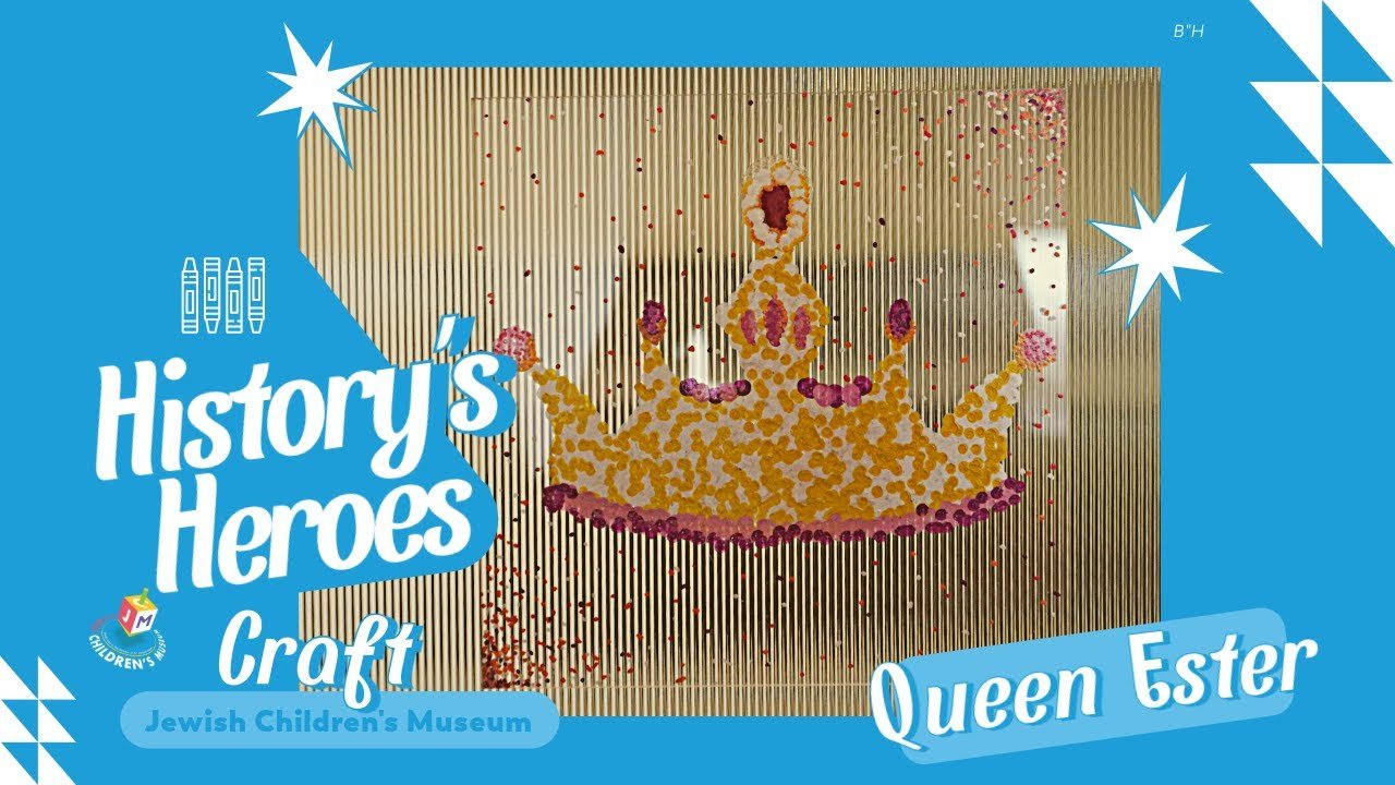 History's Heroes: Queen Esther – Pointillism Royal Crown