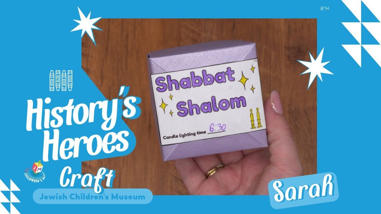 History's Heroes: Sara – Origami Shabbos Candle Box