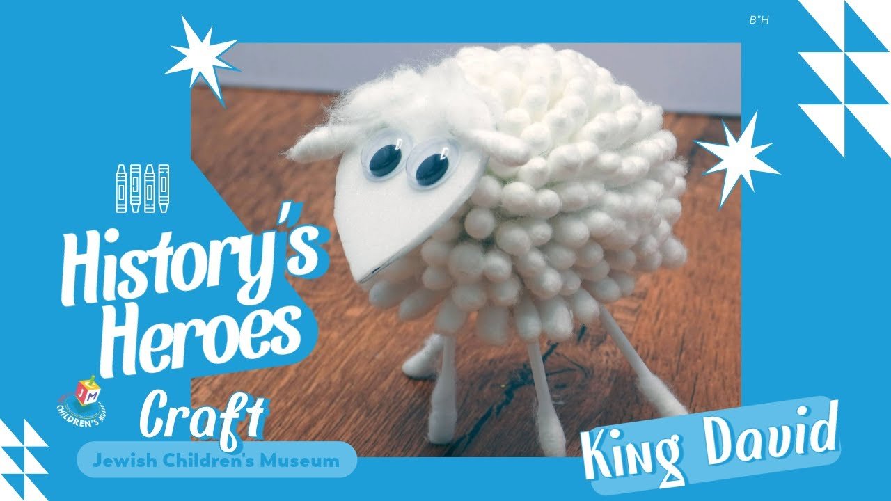 History's Heroes: Dovid Hamelech – Miniature Clay Sheep