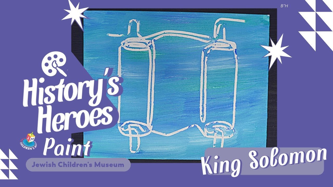 History's Heroes: Shlomo Hamelech – Torah Tape Painting