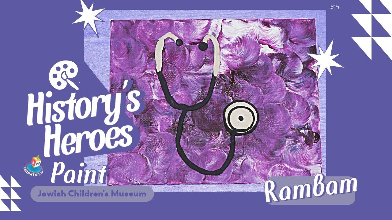 History's Heroes: Rambam – Stethoscope Mixed-Media Painting